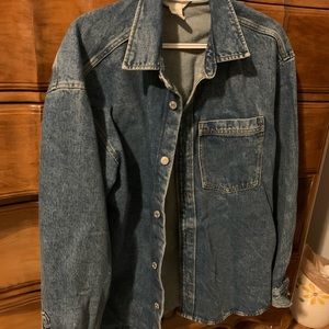 H&M Denim Shirt Jacket